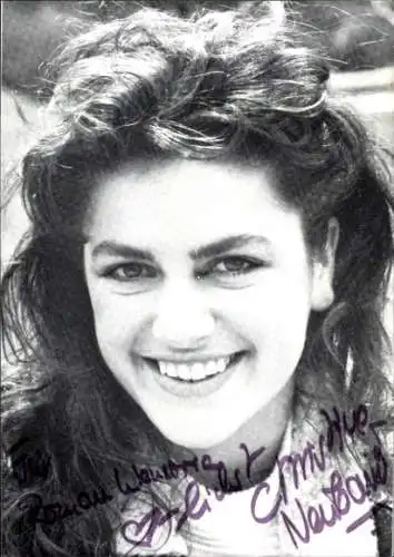 Ak Schauspielerin Christine Neubauer, Portrait, Autogramm