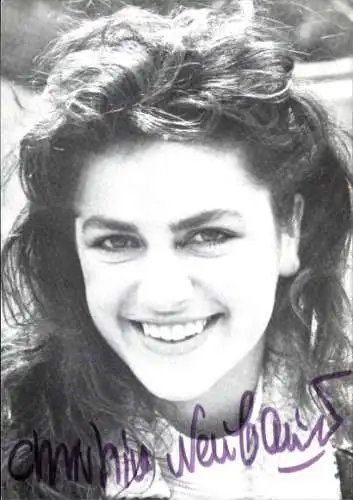 Ak Schauspielerin Christine Neubauer, Portrait, Autogramm
