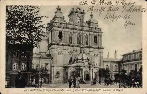 Ak Vilnius Wilna Litauen, Griechisch-katholische Kirche, I. WK