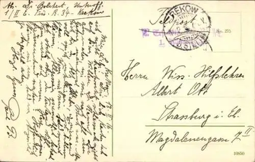 Ak Szczecin Stettin Pommern, Dampfschiffsbollwerk, Dampfer Hertha