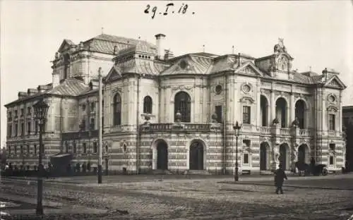 Foto Ak Riga Lettland, Russisches Theater