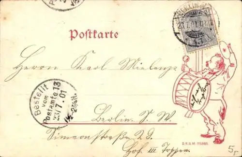 Ak Berlin Mitte, Jannowitzbrücke mit Dampfer-Station