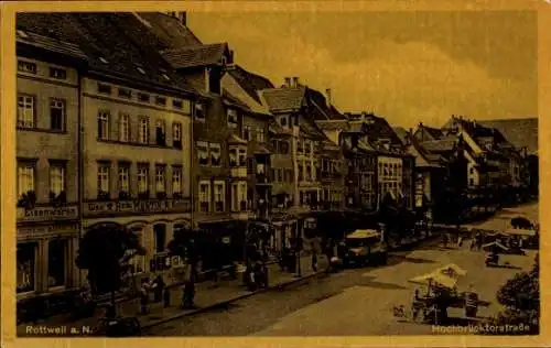 Ak Rottweil am Neckar, Hochbrücktorstraße, Eisenwarenhandlung