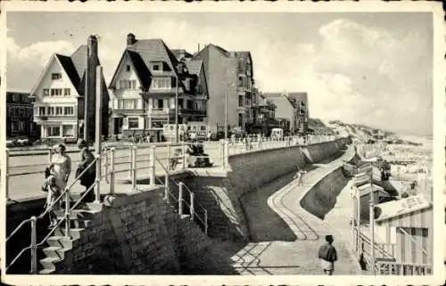 Ak De Haan Le Coq sur Mer Westflandern, Deich