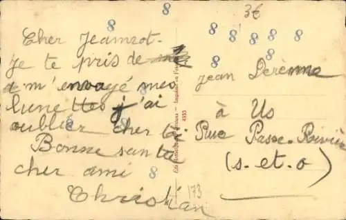 Künstler Ak Gil, Elegantes Mädchen gibt einem Bettler Geld