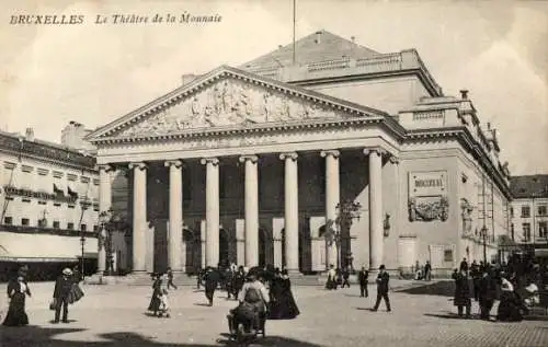 Ak Bruxelles Brüssel, Theatre de la Monnaie