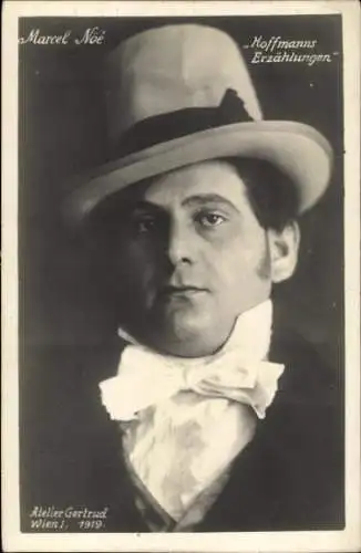 Ak Opernsänger Marcel Noë, Hoffmanns Erzählungen, Portrait