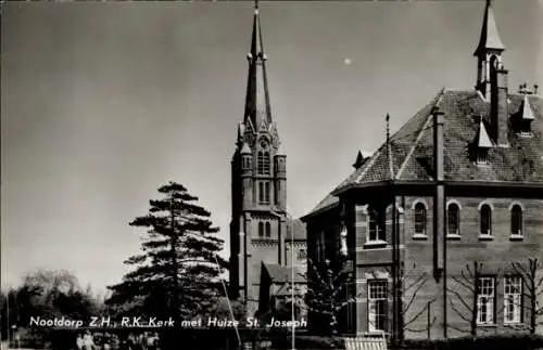 Ak Nootdorp Südholland Niederlande, Kirche, St. Joseph Haus