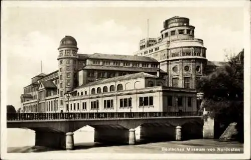 Ak München, Deutsches Museum von Nordosten