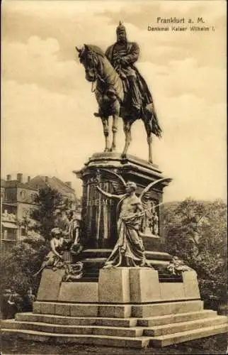 Ak Frankfurt am Main, Denkmal Kaiser Wilhelm I.