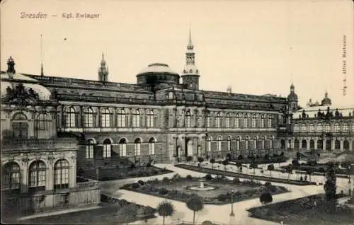 Ak Dresden Altstadt, Königlicher Zwinger