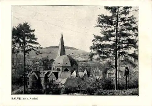 Ak Balve im Sauerland, Katholische Kirche