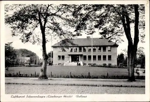 Ak Schneverdingen in der Lüneburger Heide, Rathaus