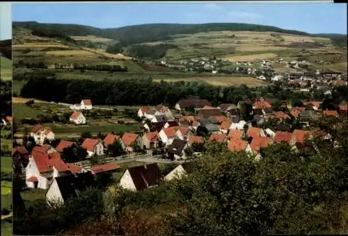 Ak Herstelle Beverungen an der Weser, Würgassen, Panorama