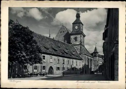 Ak Göttingen in Niedersachsen, Marienkirche, Kommende