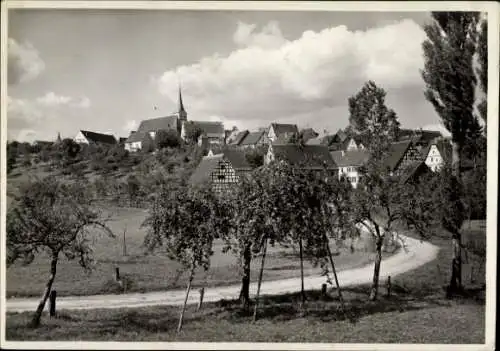 Ak Tiefenbronn im Enzkreis, Teilansicht