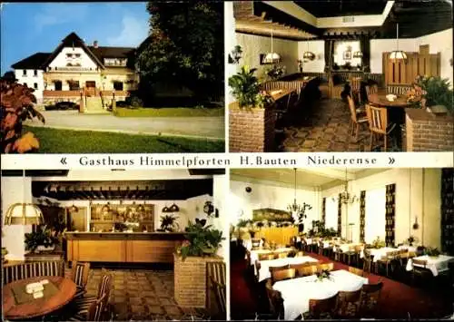 Ak Niederense Ense im Sauerland, Gasthaus Himmelpforten, Innenansicht