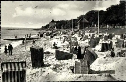 Ak Wyk auf Föhr Nordfriesland, Strand