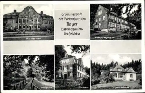 Ak Dabringhausen Großeledder Wermelskirchen im Bergischen Land, Erholungsheim der Bayer AG