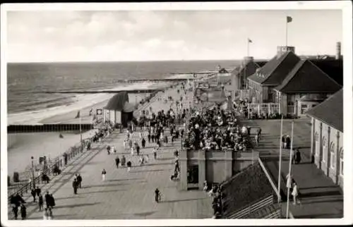 Ak Westerland auf Sylt, Strandanlagen, Promenade