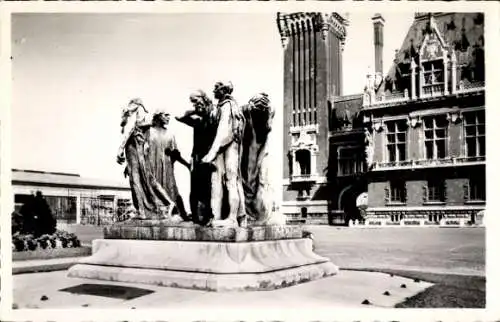 Ak Calais Pas de Calais, Monument des Six Bourgeois