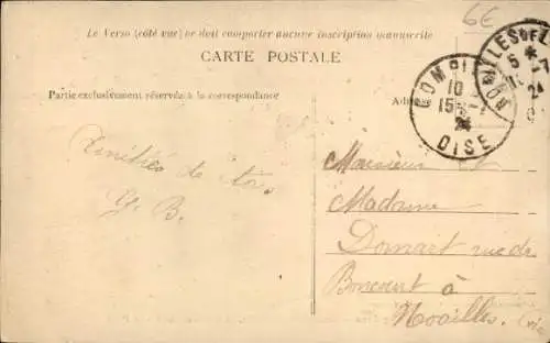 Ak Compiègne Oise, Clairiere de la Victoire 11 Novembre 1918, la Dalle
