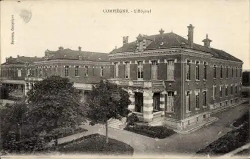 Ak Compiègne Oise, Krankenhaus