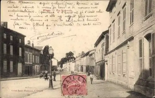 Ak Wassy Haute Marne, Rue Nationale