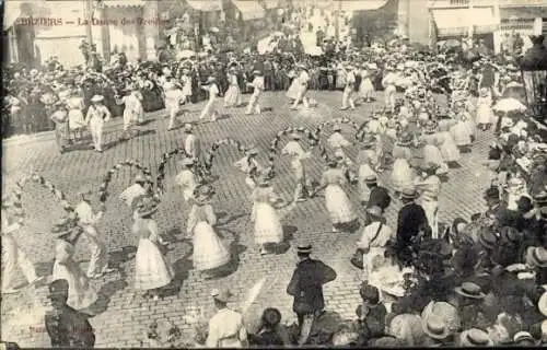 Ak Béziers Hérault, Danse de Treilles