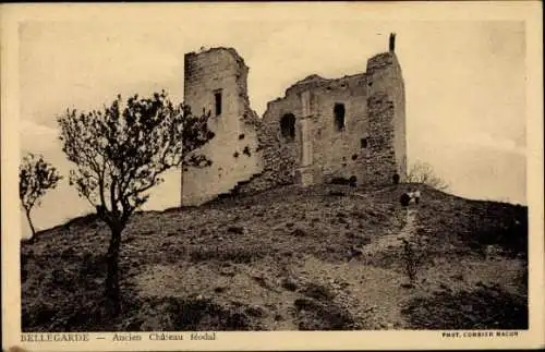 Ak Bellegarde Gard, Ancien Chateau feodal