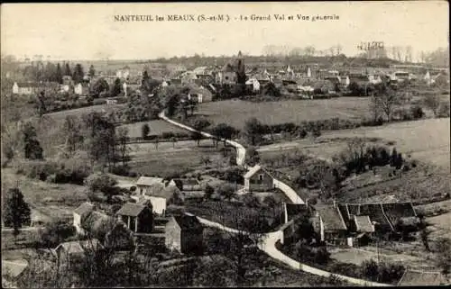 Ak Nanteuil lès Meaux Seine et Marne, Grand Val, Vue Generale