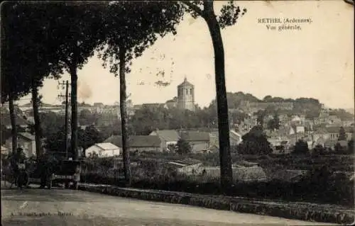 Ak Rethel Ardennes, Vue Generale