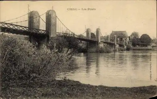 Ak Cosne Nièvre, Les Ponts