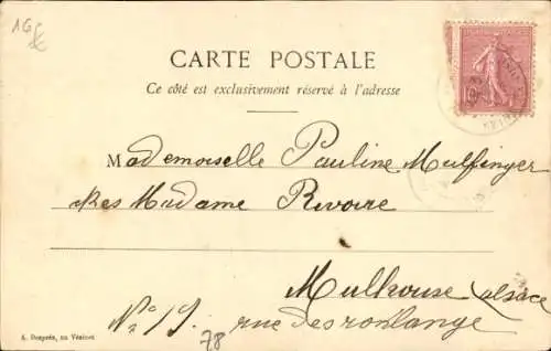 Ak Croissy Yvelines, Rathausstraße