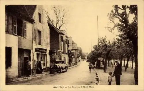 Ak Andrésy Yvelines, Boulevard Noel Marc