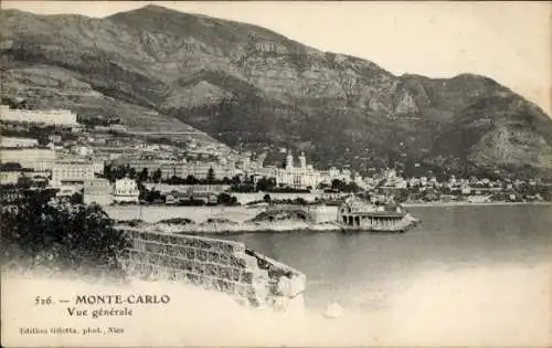 Ak Monte Carlo Monaco, Gesamtansicht der Stadt