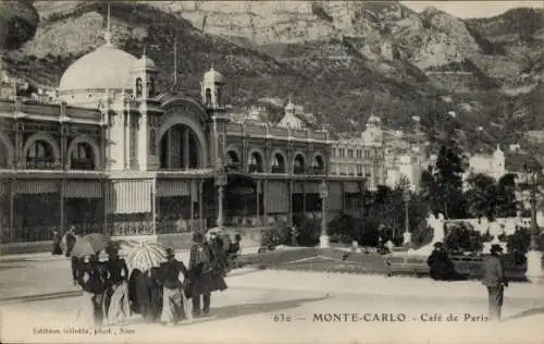 Ak Monte Carlo Monaco, Café de Paris