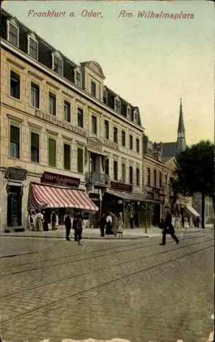 Ak Frankfurt an der Oder, Am Wilhelmsplatz