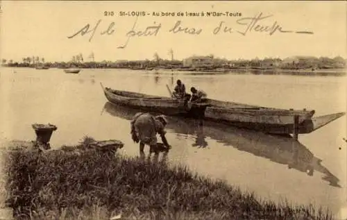 Ak Saint Louis Senegal, Am Wasser in N'Dar-Toute