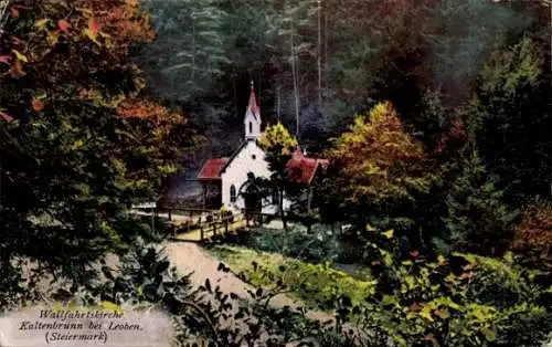 Ak Göss Leoben Steiermark, Wallfahrtskirche Kaltenbrunn