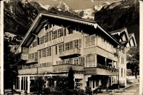 Ak Wilderswyl Wilderswil Kanton Bern Schweiz, Hotel-Pension Alpenblick