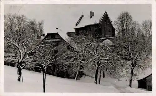 Ak Bellikon Kanton Aargau, Ortspartie, Winter