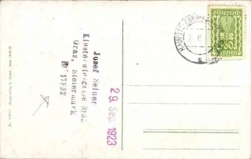 Ak Klamm am Semmering Niederösterreich, Nebelstimmung