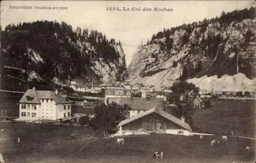 Ak Kanton Neuenburg Neuchatel, Le Col des Roches