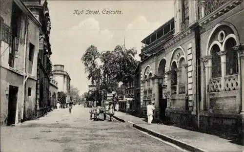 Ak Calcutta Kolkata Kalkutta Indien, Kyd-Street