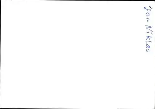 Ak Schauspieler Jan Niklas, Portrait, Autogramm