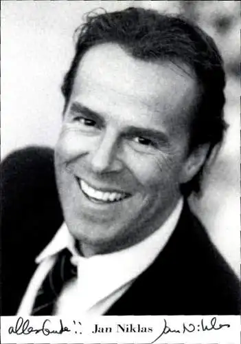 Ak Schauspieler Jan Niklas, Portrait, Autogramm