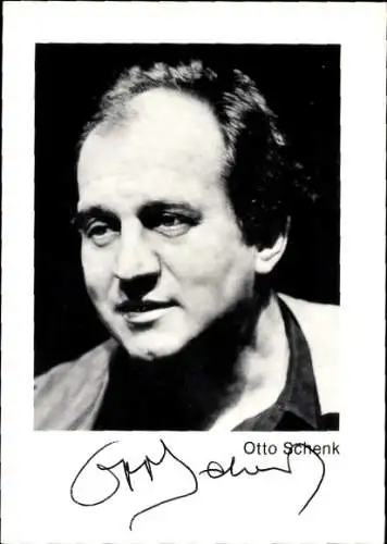 Ak Schauspieler Otto Schenk, Portrait, Autogramm, Die P.S.K.