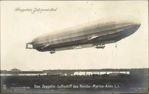 Ak Zeppelin-Luftschiff des Reichs-Marine-Amts L1