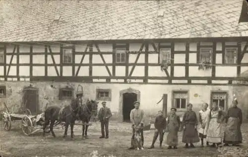 Foto Ak Heiersdorf Burgstädt in Sachsen, Gut Ahmert